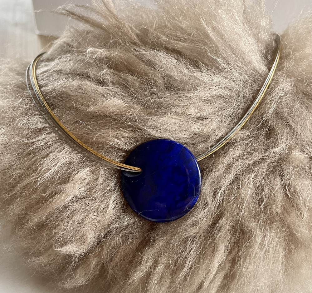 Lapis Linse 30 mm gebohrt